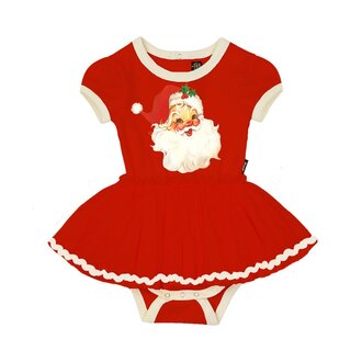 ROCK YOUR BABY ROCK YOU BABY RED SANTA BABY CIRCUS DRESS RED