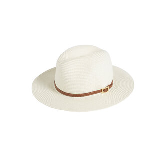 MELISSA ODABASH MELISSA ODABASH Fedora CR Cream/Tan Belt
