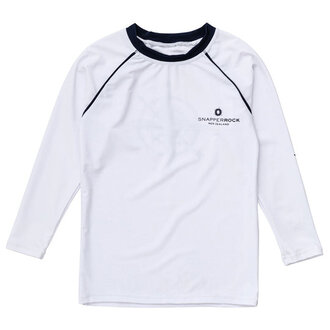 SNAPPER ROCK SNAPPER ROCK COMPASS WHITE LS RASH TOP WHITE