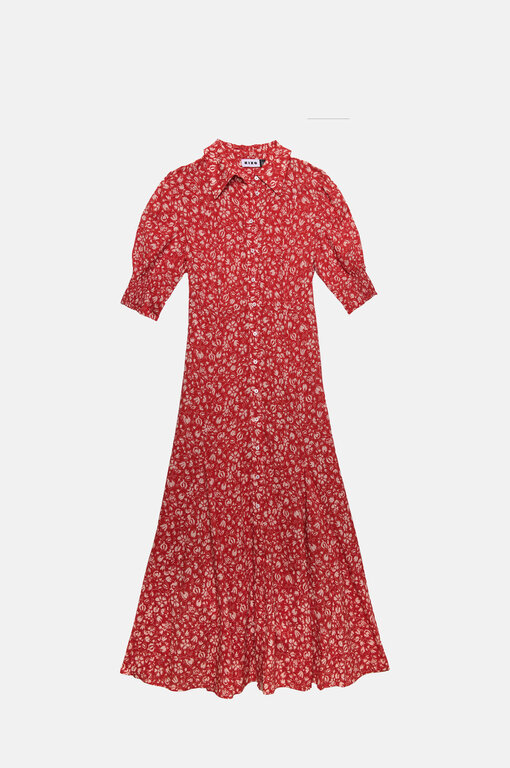 RIXO Rixo Bloom Amelie Floral Red