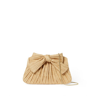 LOEFFLER RANDALL LOEFFLER RANDALL RAYNE PLEATED BOW CLUTCH