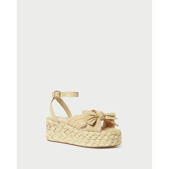 LOEFFLER RANDALL LOEFFLER RANDALL GABY PLEATED BOW BOW BRAIDED ESPADRILLE
