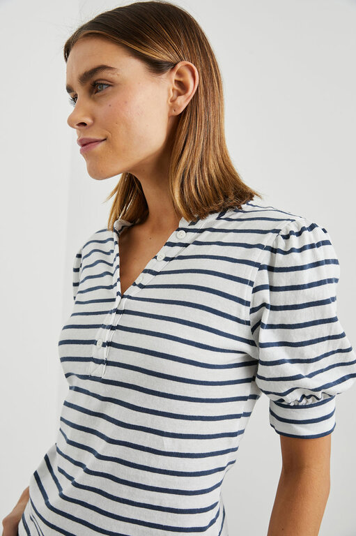 Rails RAILS JEWEL IVORY NAVY STRIPE