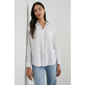 Rails RAILS CHARLI WHITE EYELET SHELLS SHIRT
