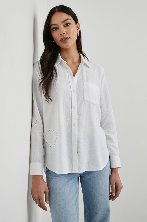 Rails RAILS CHARLI WHITE EYELET SHELLS