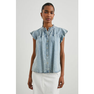 Rails RAILS RUTHIE FADED INDIGO TOP