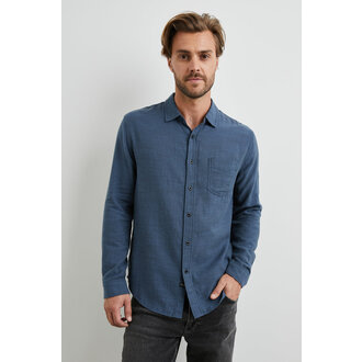 Rails RAILS WYATT SEA BLUE SHIRT