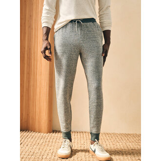 FAHERTY FAHERTY double knit sweatpant light carbon heather
