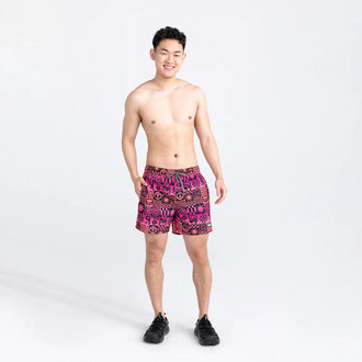 SAXX OH BUOY 2N1 5"VOLLEY SWIM SHORT - LAZY DAYS