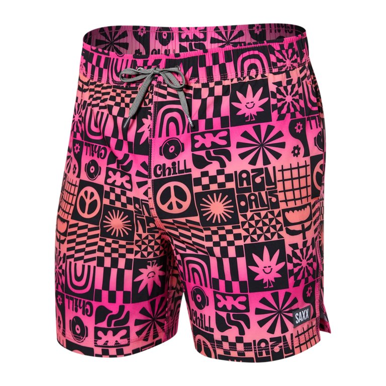 SAXX OH BUOY 2N1 5"VOLLEY SWIM SHORT - LAZY DAYS