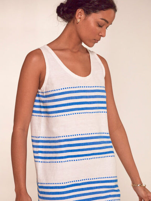 Lemlem Lemlem LILIAN | Tank Dress Eshe Blue