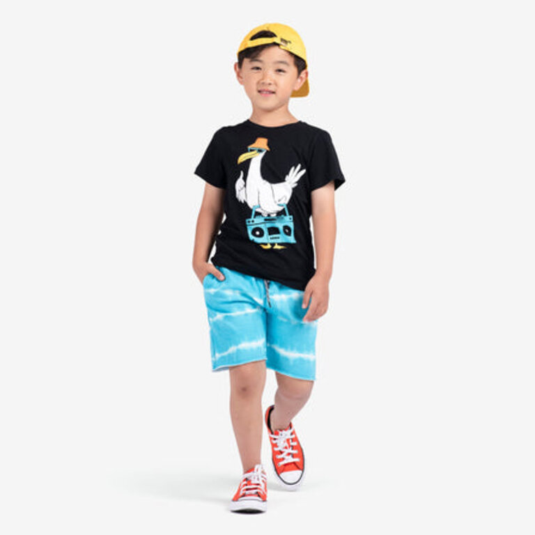 APPAMAN Appaman graphic short sleeve tee - cool seagull black