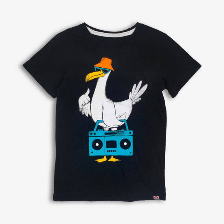 APPAMAN Appaman graphic short sleeve tee - cool seagull black