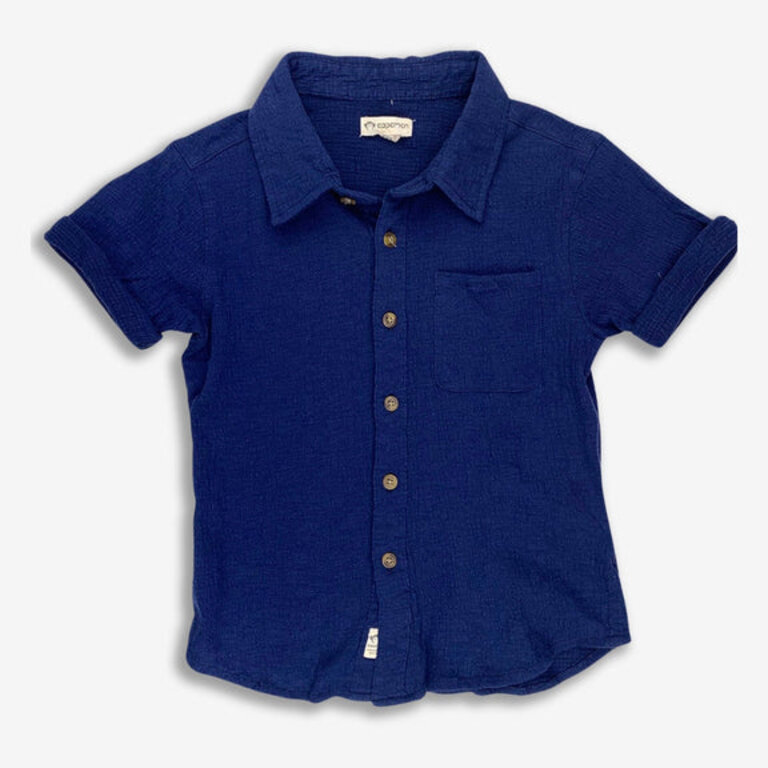 APPAMAN Appaman beach shirt navy blue