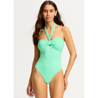 SEAFOLLY Seafolly Sash Tie One Piece Mint