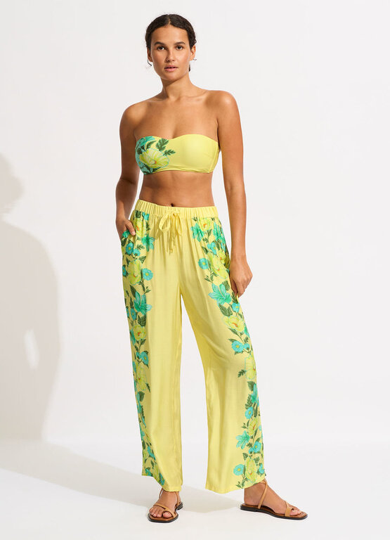 SEAFOLLY Seafolly Garden Party Wide Leg Pant Limelight