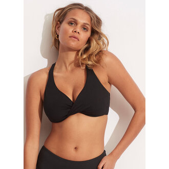 SEAFOLLY Seafolly Wrap Front F Cup Black