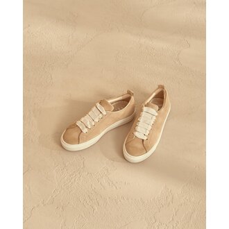MANEBI Manebi sneakers champagne beige suede