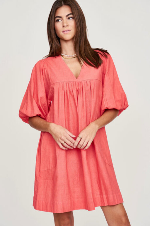 MIRTH Mirth belem dress in coral