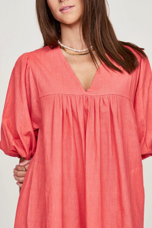 MIRTH Mirth belem dress in coral