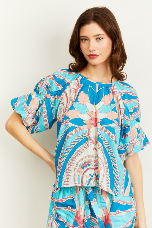 LOVE THE LABEL Love the Label Maeve Top Bennett Print