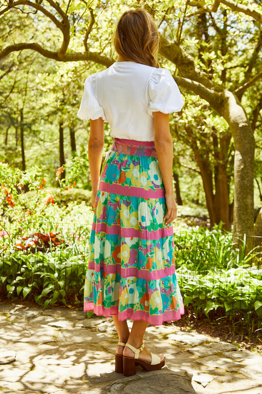 LOVE THE LABEL Love the Label Miya Skirt Allegra Floral Print