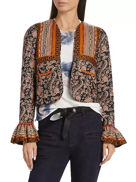 LOVE THE LABEL LOVE THE LABEL Jaelyn Jacket Riana Print