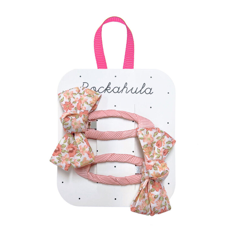 ROCKAHULA ROCKAHULA Margot Floral Twisty Bow Clips