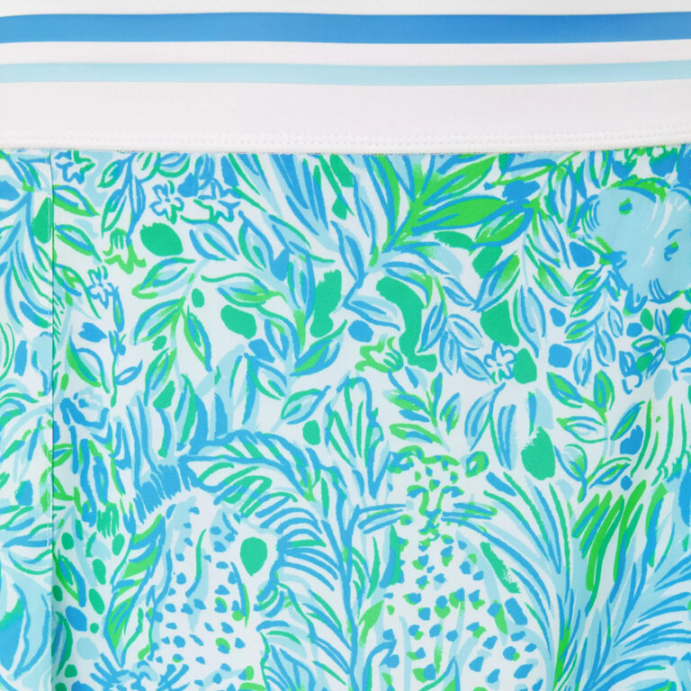 LILLY PULITZER LILLY PULITZER YVONNE SKORT HYDRA BLUE DANDY LIONS