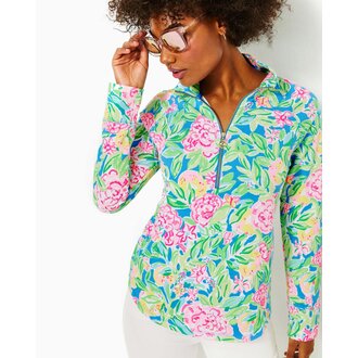 LILLY PULITZER LILLY PULITZER UPF 50+ SKIPPER POPOVER MULTI GROVE GARDEN