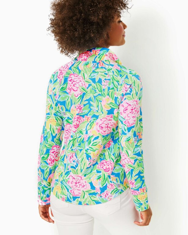 LILLY PULITZER LILLY PULITZER UPF 50+ SKIPPER POPOVER MULTI GROVE GARDEN