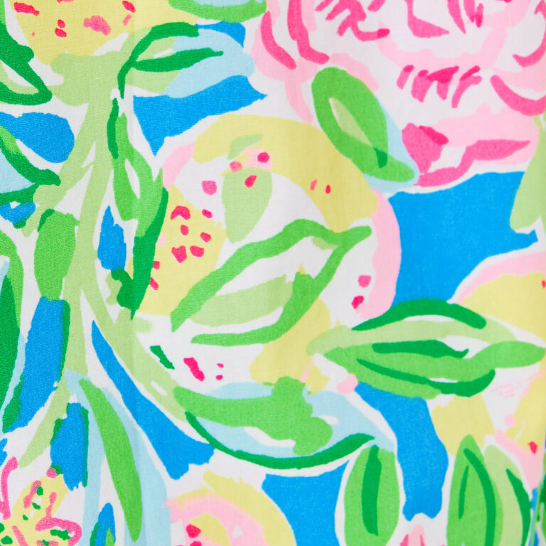 LILLY PULITZER LILLY PULITZER POPPY STRETCH COTTON SHIF MULTI GROVE GARDEN