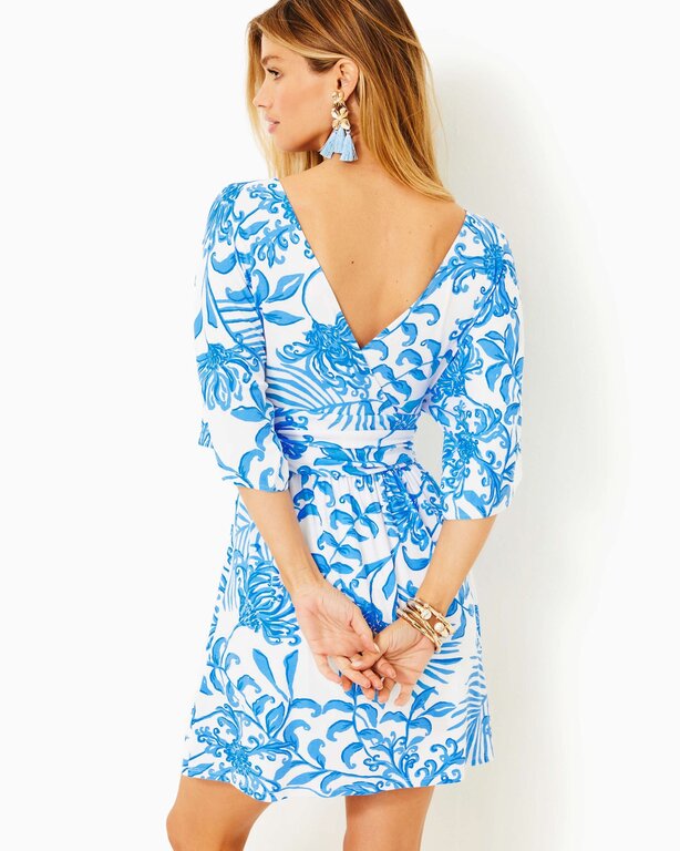 LILLY PULITZER LILLY PULITZER PARIGI SKORT ROMPER RESORT WHITE GLISTEN IN THE SUN