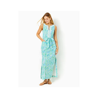 LILLY PULITZER LILLY PULITZER GULIANNA STRETCH COTTON M HYDRA BLUE DANDY LIONS