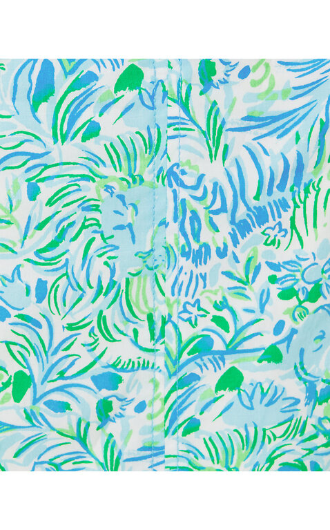 LILLY PULITZER LILLY PULITZER GULIANNA STRETCH COTTON M HYDRA BLUE DANDY LIONS