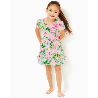 LILLY PULITZER LILLY PULITZER ALEXANDRA DRESS MULTI VIA AMORE SPRITZER