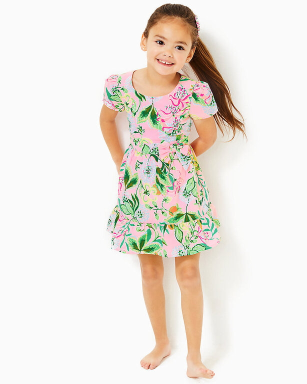 LILLY PULITZER LILLY PULITZER ALEXANDRA DRESS MULTI VIA AMORE SPRITZER