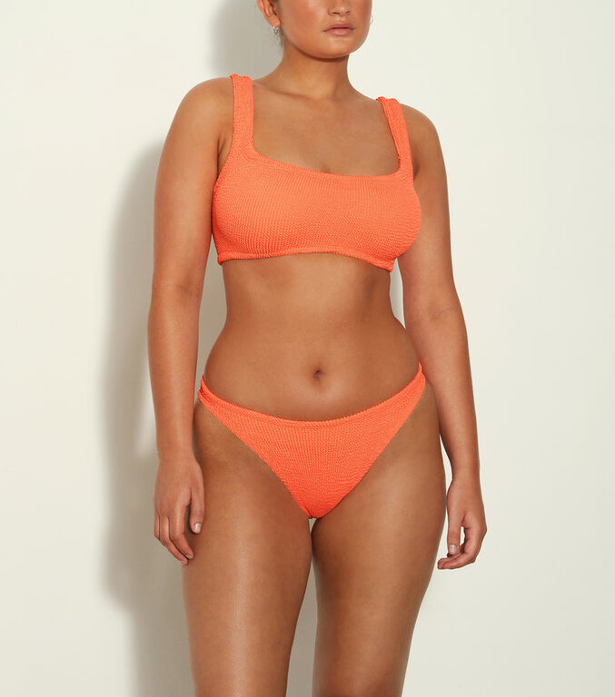 HUNZA G HUNZA G XANDRA BIKINI  ORANGE