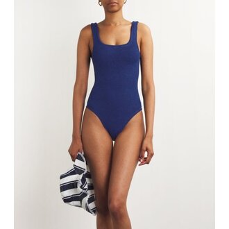 HUNZA G HUNZA G SQUARE NECK SWIM  NAVY