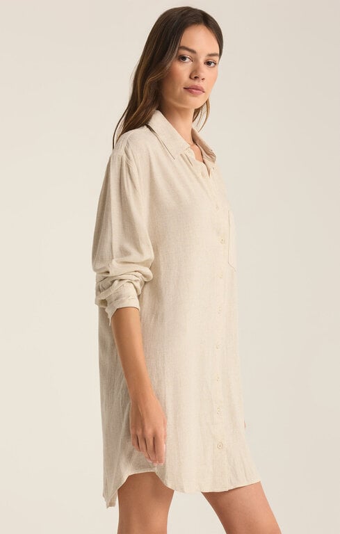 Z SUPPLY Z Supply Dover Linen Dress Flax