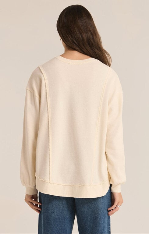 Z SUPPLY Z Supply Replay Sweatshirt Sea Salt