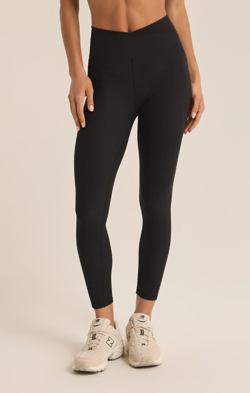 Z SUPPLY Z Supply Circuit Cross Over 7/8 Legging Black