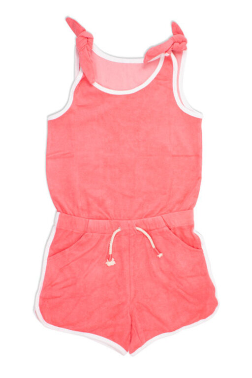 SHADE CRITTERS Shade Critters terry romper - coral coral