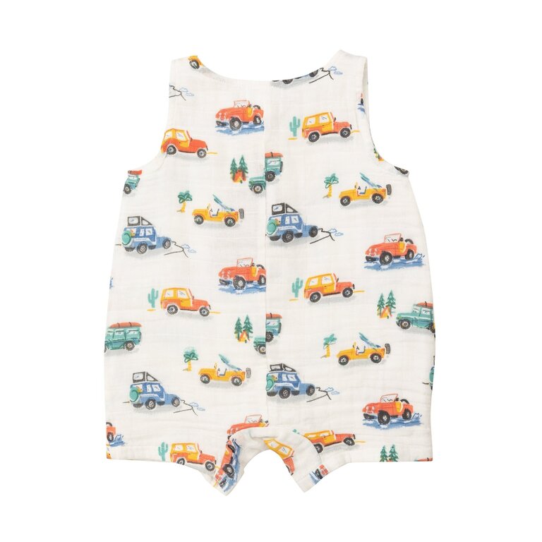 ANGEL DEAR Angel Dear SB Off Road Adventure Shortie Romper