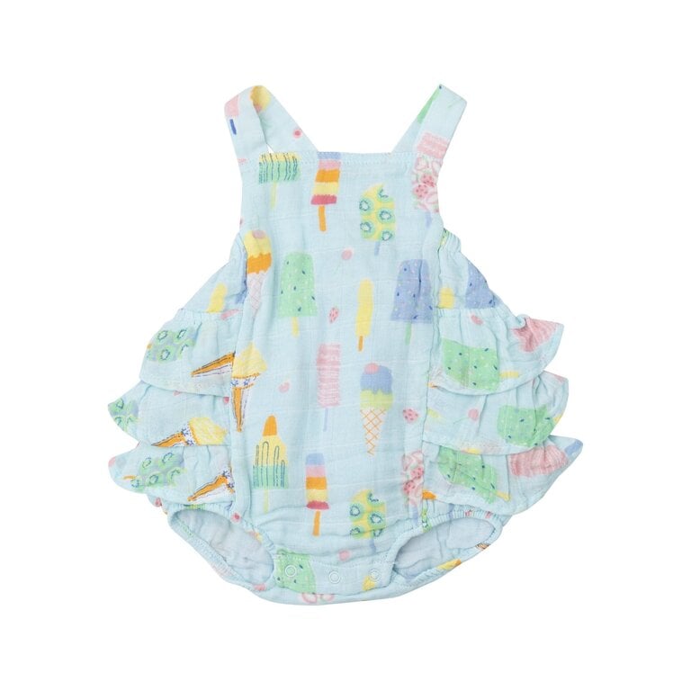 ANGEL DEAR Angel Dear SB Fruit Dream Popsicles Ruffle Sunsuit