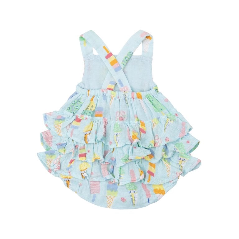 ANGEL DEAR Angel Dear SB Fruit Dream Popsicles Ruffle Sunsuit