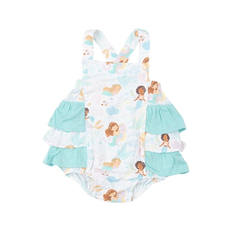 ANGEL DEAR Angel Dear SB Magical Mermaids Ruffle Sunsuit