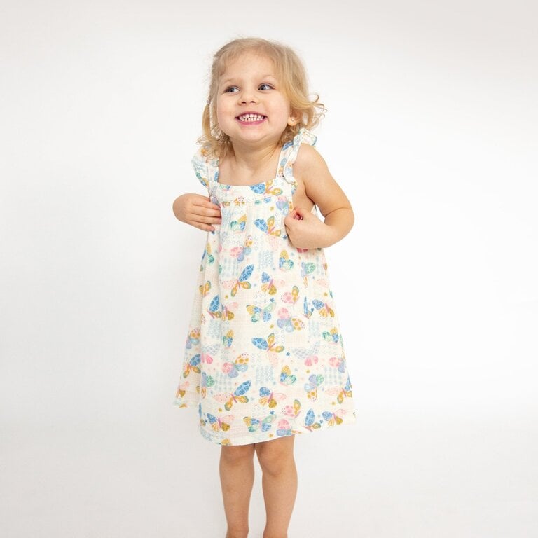 ANGEL DEAR Angel Dear SB Butterfly Patch Sundress