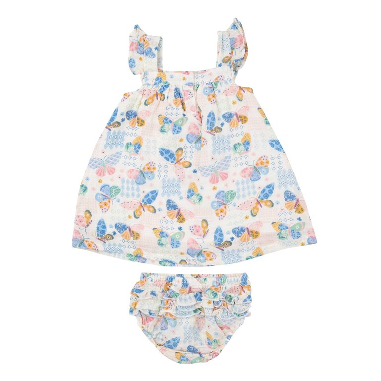 ANGEL DEAR Angel Dear SB Butterfly Patch Sundress & DC