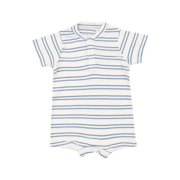 ANGEL DEAR Angel Dear SB Anchor Rib Stripe Henley Shortall